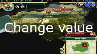 How to hack Sid Meier's Civilization V - Infinite Gold - Easy Win!