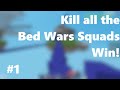 Bloxd.io Kill all the Bed Wars Squads Win #1
