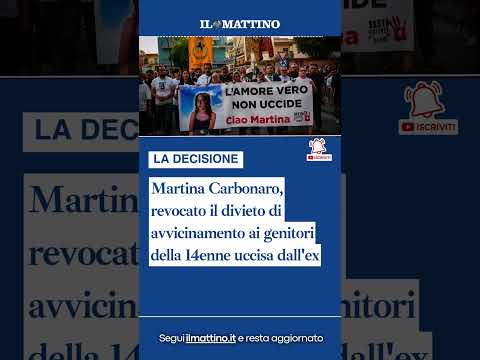 Video Martina Carbonaro, revocato il divieto di avvicinamento ai genitori della 14enne uccisa dall'ex