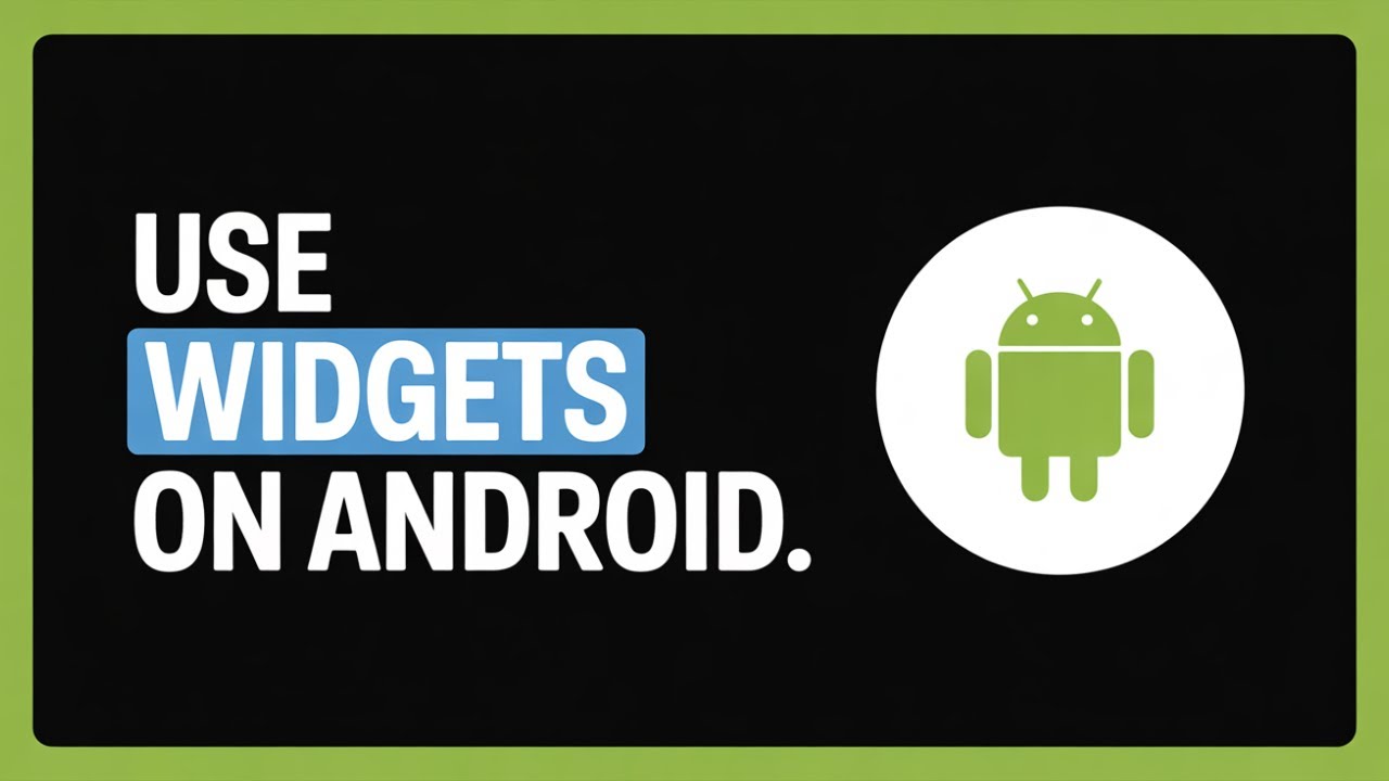 How to Use Widgets on Android – Customize Home Screen Like a Pro - YouTube