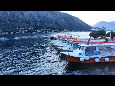 Bay of Kotor, August 2022. @Montenegro, drone footage