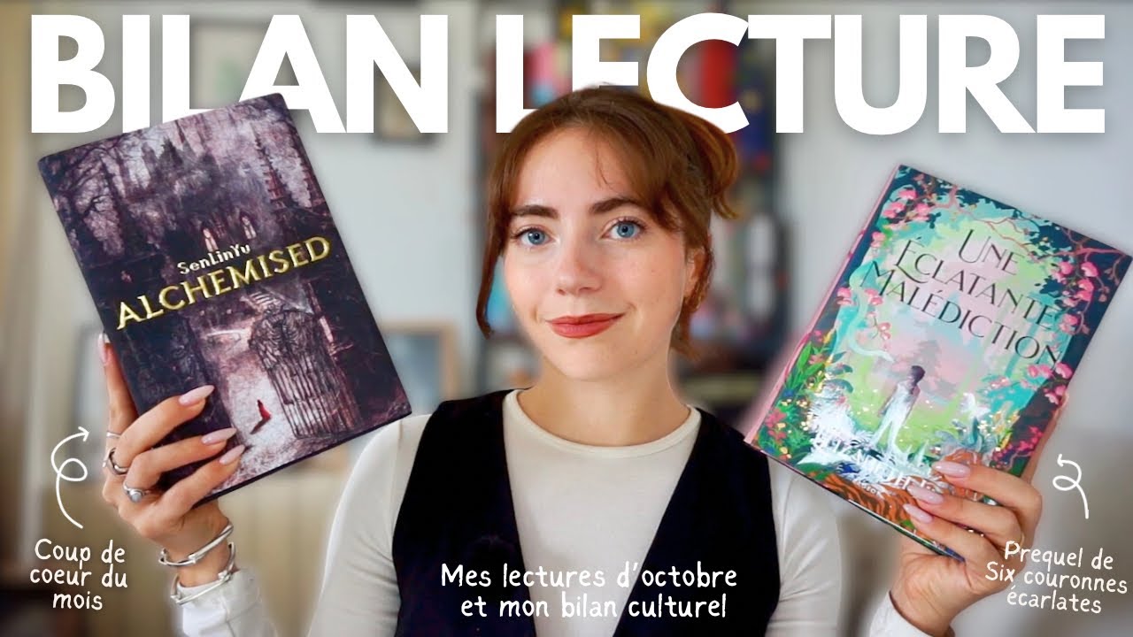 Bilan lecture d'octobre 🎃 mes lectures du mois & bilan culturel