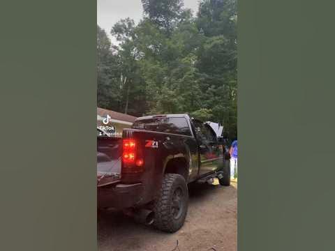 GMC SIERRA 2500 HD DENALI TURBO BACK EXHAUST - YouTube