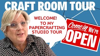 Papercrafting Studio Tour 2024 l For all Crafters #craftroomstorage #craftroomorganization
