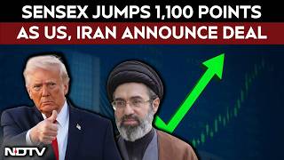 Stock Market News Today | Sensex Jumps 1,100 Points As Oil Prices Fall On US-Iran Peace Deal