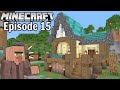 Let&#39;s Play Minecraft- Building Villagers a BETTER House! - EP 15