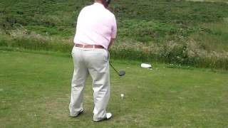 Uncle Dick driving at Ardglass in Northern Ireland