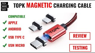 Magnetic Charging Cables by TOPK Review