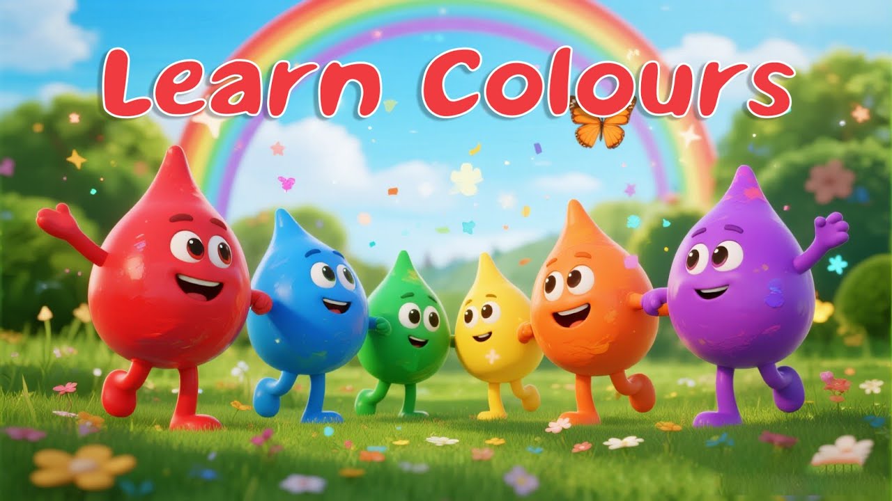 Colors Song for Kids | Learn Colors with Fun Animation | Nursery Rhyme ...