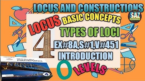 Locus|Locus and constructions|4 basic types of loci|How to identify basic loci|NSMD4(7TH ED)