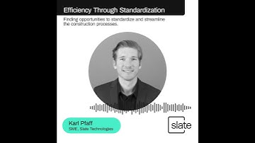 Efficiency Through Standardization