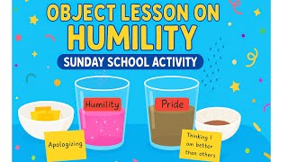 ✨ Humility vs Pride! | Fun Sunday School Activity | #SundaySchool #BibleCrafts✨