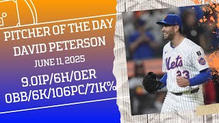 David Peterson Pitcher of The Day Highlights on June 11th, 2025