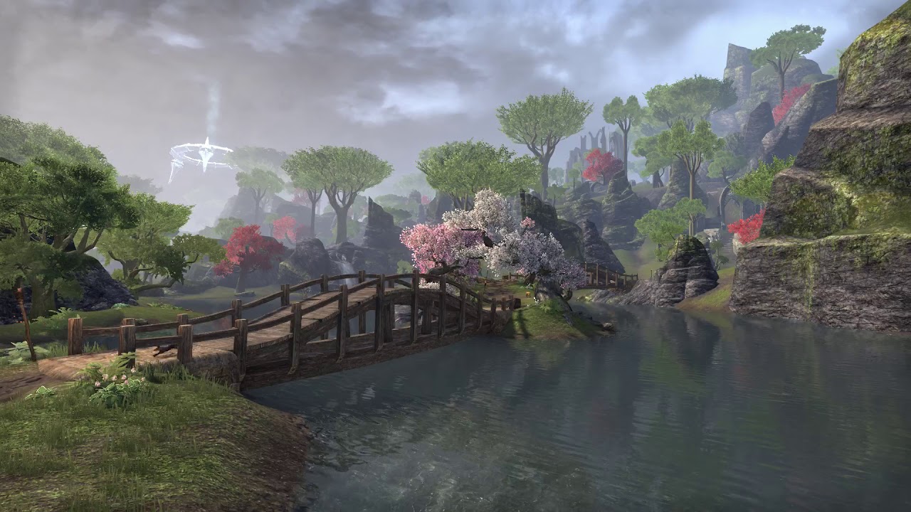 Elder Scrolls Online(ASMR/Sleep Aid) Nap time in Auridon - Ambient Sounds & Music