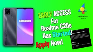 Early Access for Realme C25s | How to Apply | Android 13 | Realme ui 4 screenshot 5