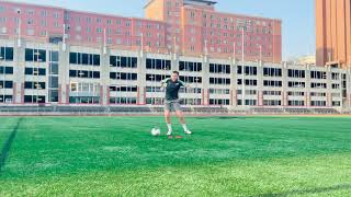 Football Ball Mastery Skills: Inside/Outside Touch + Sole Role Combination