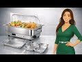Garvee 9QT Electric Chafing Dish with Temperature Control | Great for Parties, Holidays, Catering 