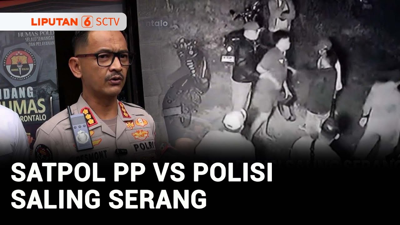 Heboh! Satpol PP vs Polisi di Gorontalo Saling Serang | Liputan 6
