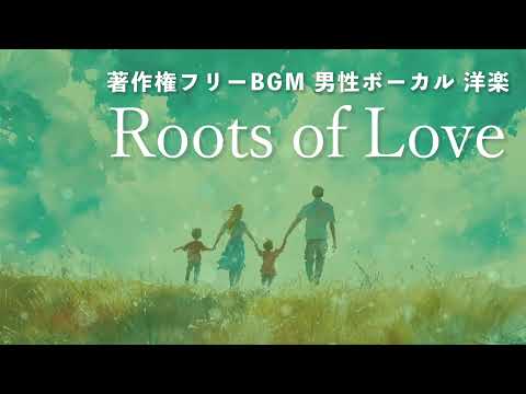 【著作権フリーBGM 男性ボーカル 洋楽】Roots of Love