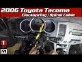 How to Replace a Toyota Clockspring spiral cable   codes and symptoms also