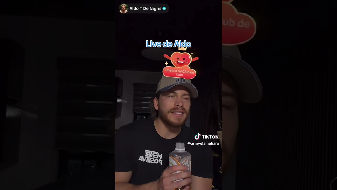 ¡Live de Aldo en TikTok! ❤️✌🏻