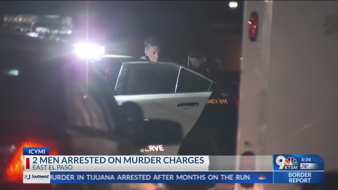 2 men arrested in connection to murder in East El Paso - YouTube