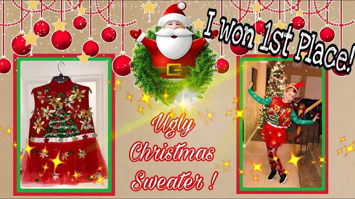 DIY: Ugly Christmas Sweater | DOLLAR TREE Decorations | Time-Lapse | December, 2019 | Traci B