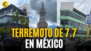 TERREMOTO en MÉXICO: Imágenes en vivo del sismo de 7.7 el 19 de septiembre de 2022