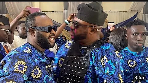 TOYIN ABRAHAM,MERCY AIGBE,FEMI ADEBAYO AT ODUNLADE ADEKOLA FATHER BURIAL IN ABEOKUTA