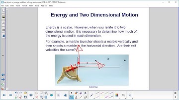 AP Physics C Work and Energy Prob Solv Energy and Two Dimensional Motion