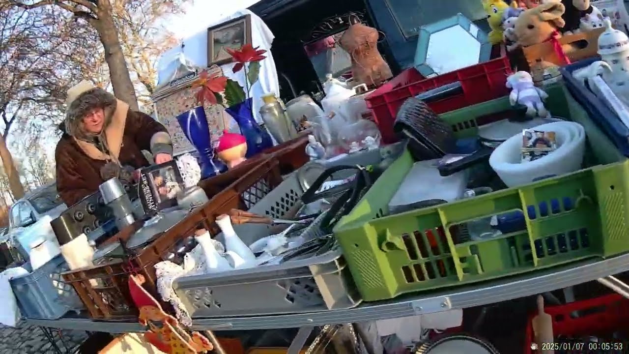 War das der letzte Flohmarkt 2025? | Ein Rundgang & besondere Funde #altetechnik #schätze