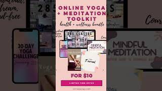 Bundle is $10 for today only! ChriskaYoga.gumroad.com