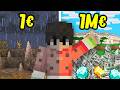 Devenir MILLIONNAIRE avec SEULEMENT 1€ sur Minecraft.. image