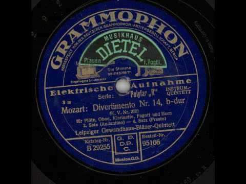 Mozart Divertimento Nr.14 B-Dur KV 270