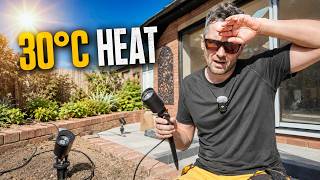 Installing Garden Electrics in 30°C Heat Was a BAD Idea