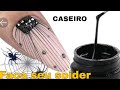 como fazer spider gel caseiro - gel teia de aranha para postiça realista