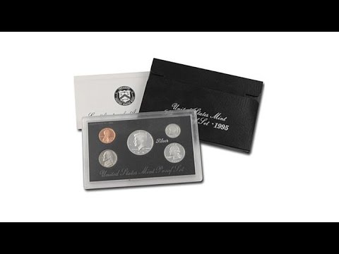 1995 SMint Silver Proof Set In Original Packaging