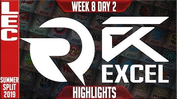 OG vs XL Highlights | LEC Summer 2019 Week 8 Day 2 | Origen vs Excel Esports