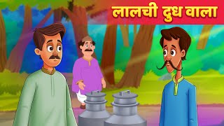 लालची दूधवाला Greedy Milkman Moral Stories हिंदी कहानियां Hindi Fairy Tale News