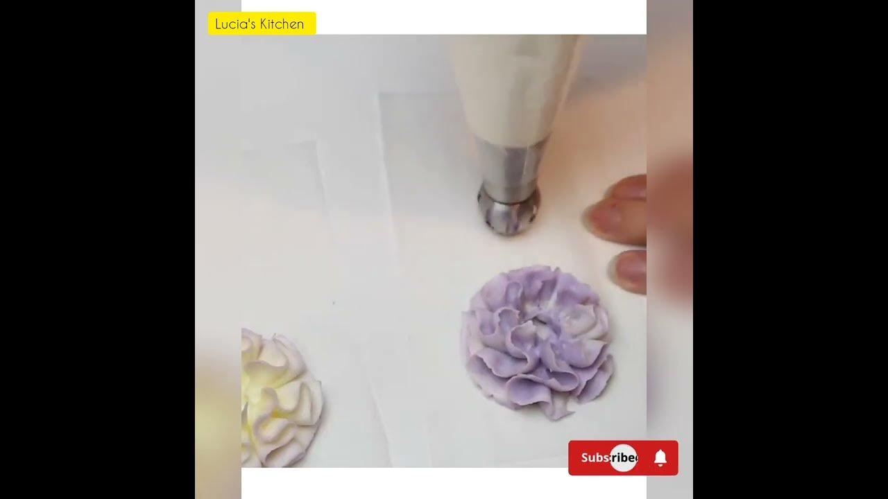 Decorating Cake Using Russian Ball tips/Cake decorating videos ♥️ YouTube