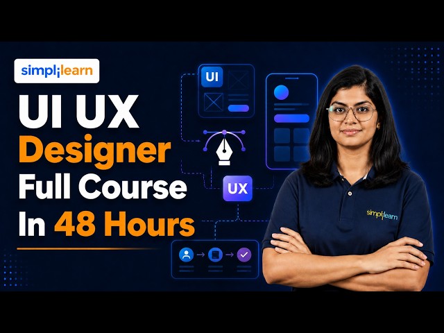UI/UX Full Course 2026 In 48 Hours | Excel Basics to Advanced Tutorial For Beginners | Simplilearn