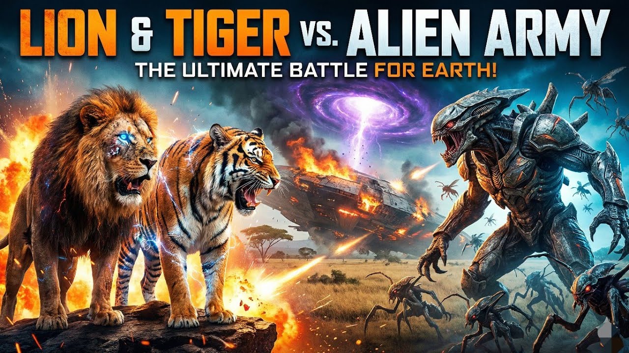 SIMBA & KING KHAN vs. ALIEN ARMY: The Ultimate Battle for Earth!