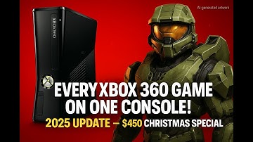 Every Xbox 360 Game on One Console (RGH) — 2025 Update + Christmas Special ($450)