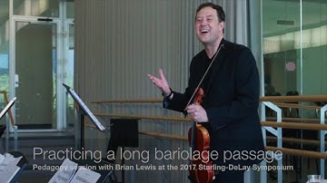 Violin practice: using blocked chords for bariolage passage