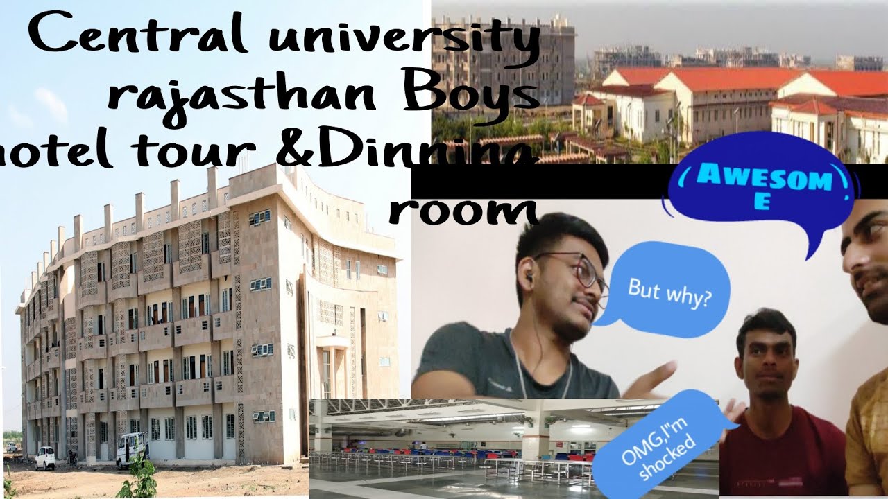 Cental  University  Rajasthan  Boys Hostel Tour || CURAJ Hostel Life |CURAJ  Mega Mess  Food|