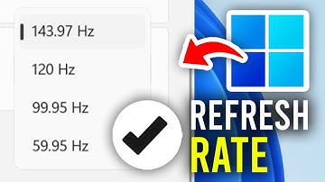 How To Change Monitor Refresh Rate In Windows 11 & 10 | Boost Display Performance (2024)