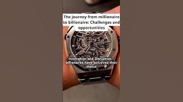 The journey from millionaire to billionaire Challenges and opportunities