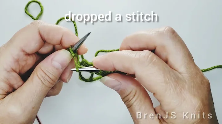 Fixing A Dropped Cast-on Stitch (without turning your knitting)