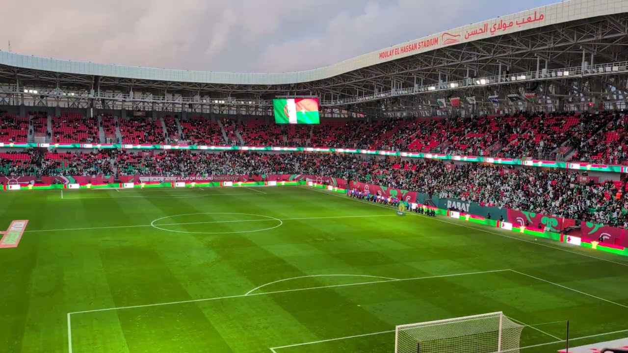 Algérie vs Burkina Faso 28.12.2025  Afcon 2025 Morocco pre match ceremony Moulay El Hassan Rabat