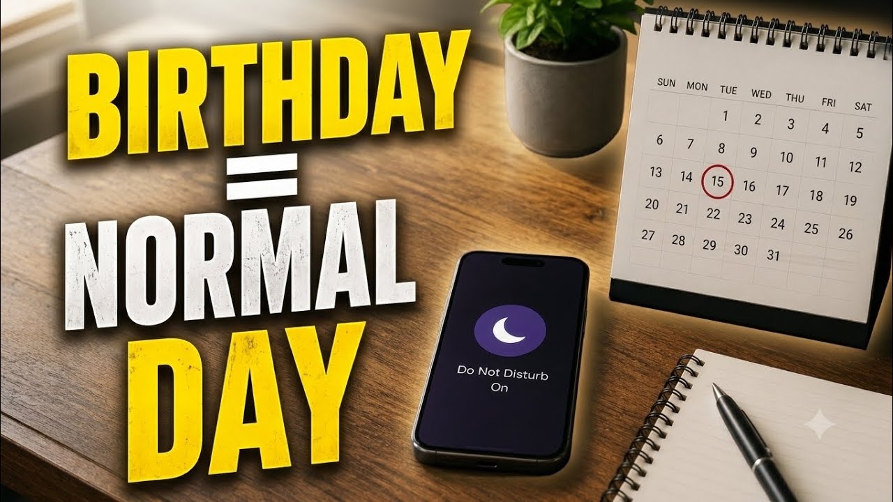 The Psychology of People Who Treat Their Birthday Like a Normal Day ...